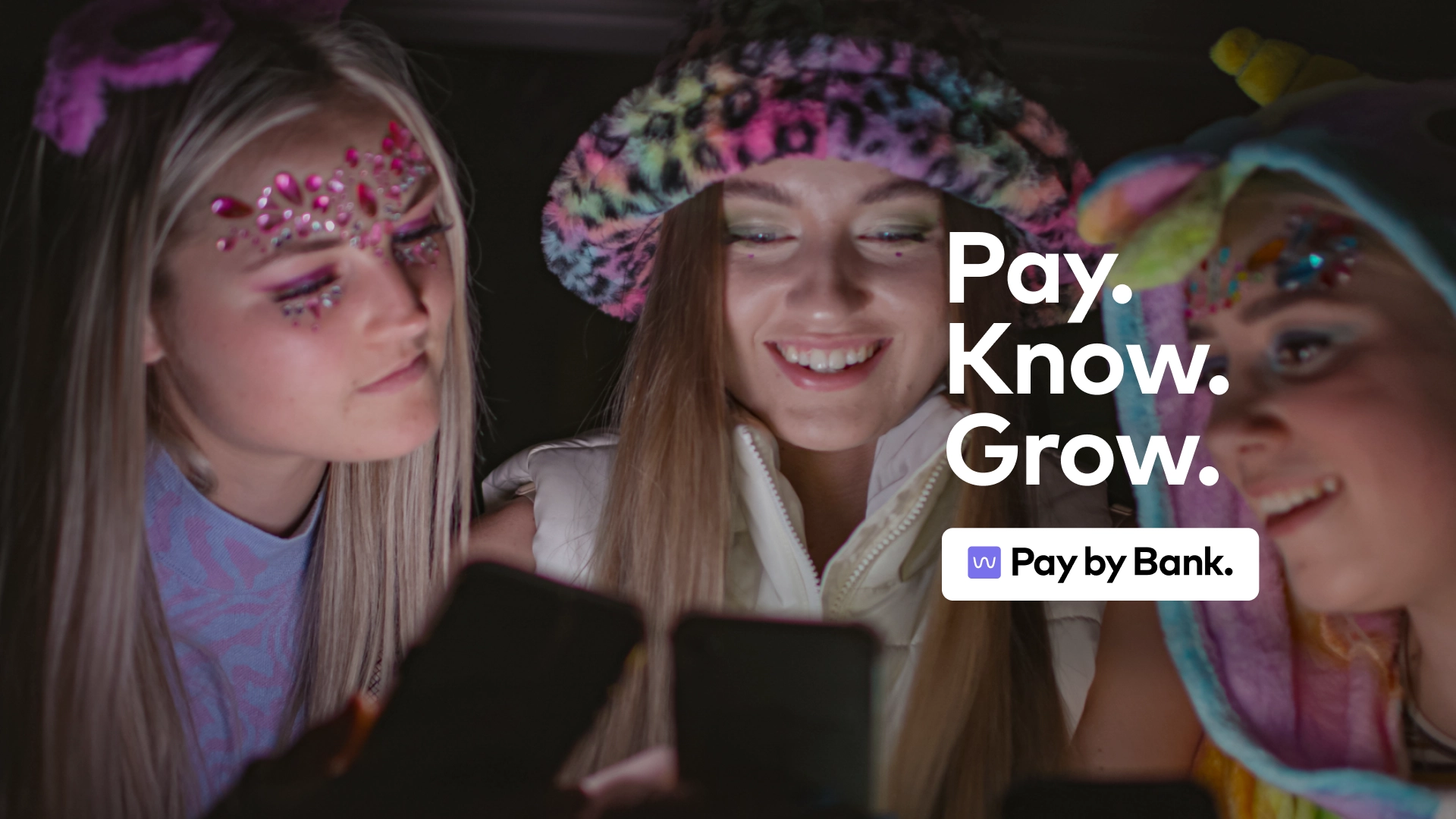 Pay by Bank lifestyle campaign visual.